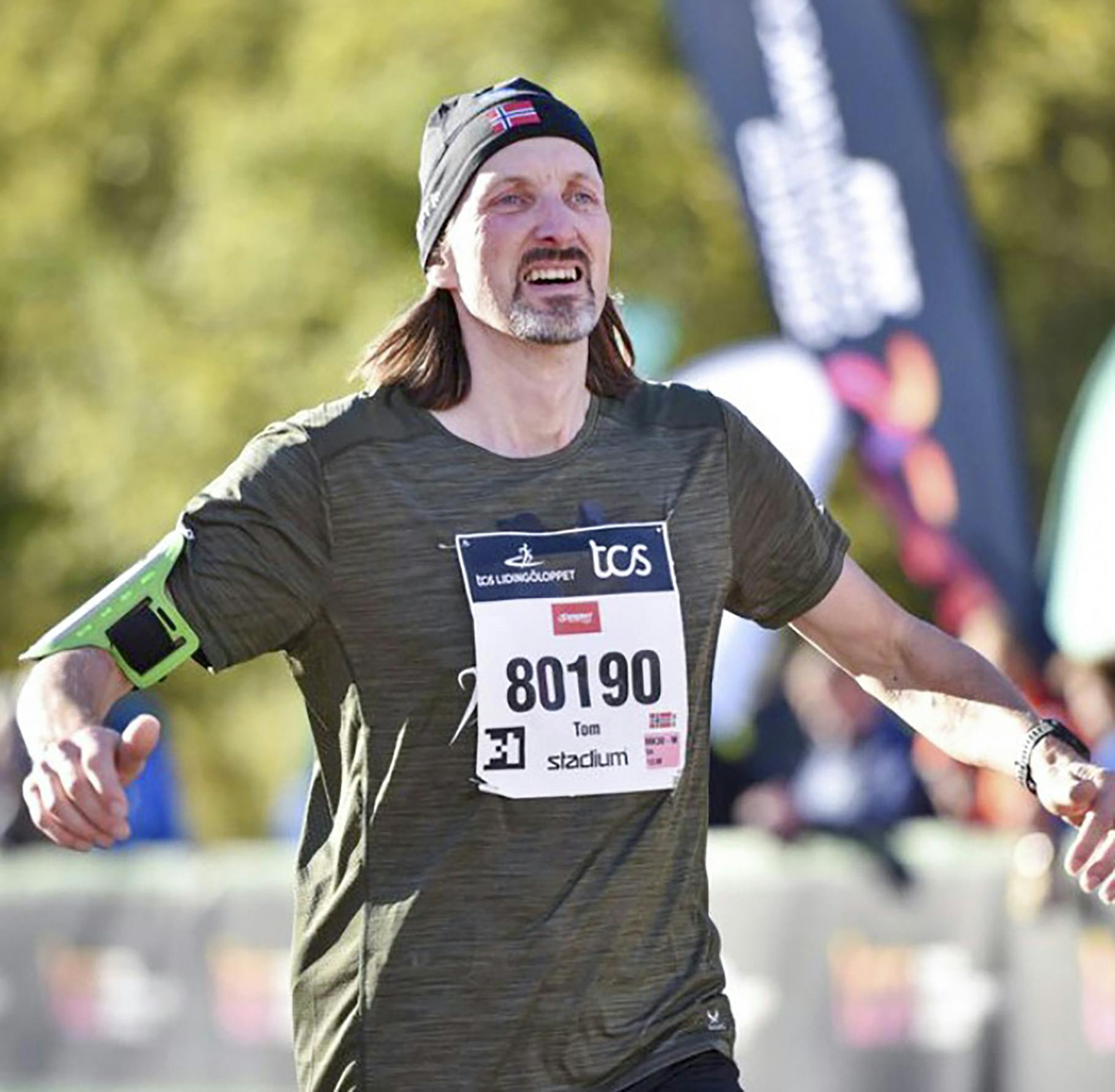 Tom Magnussen fra før han fik senfølger af covid-19.