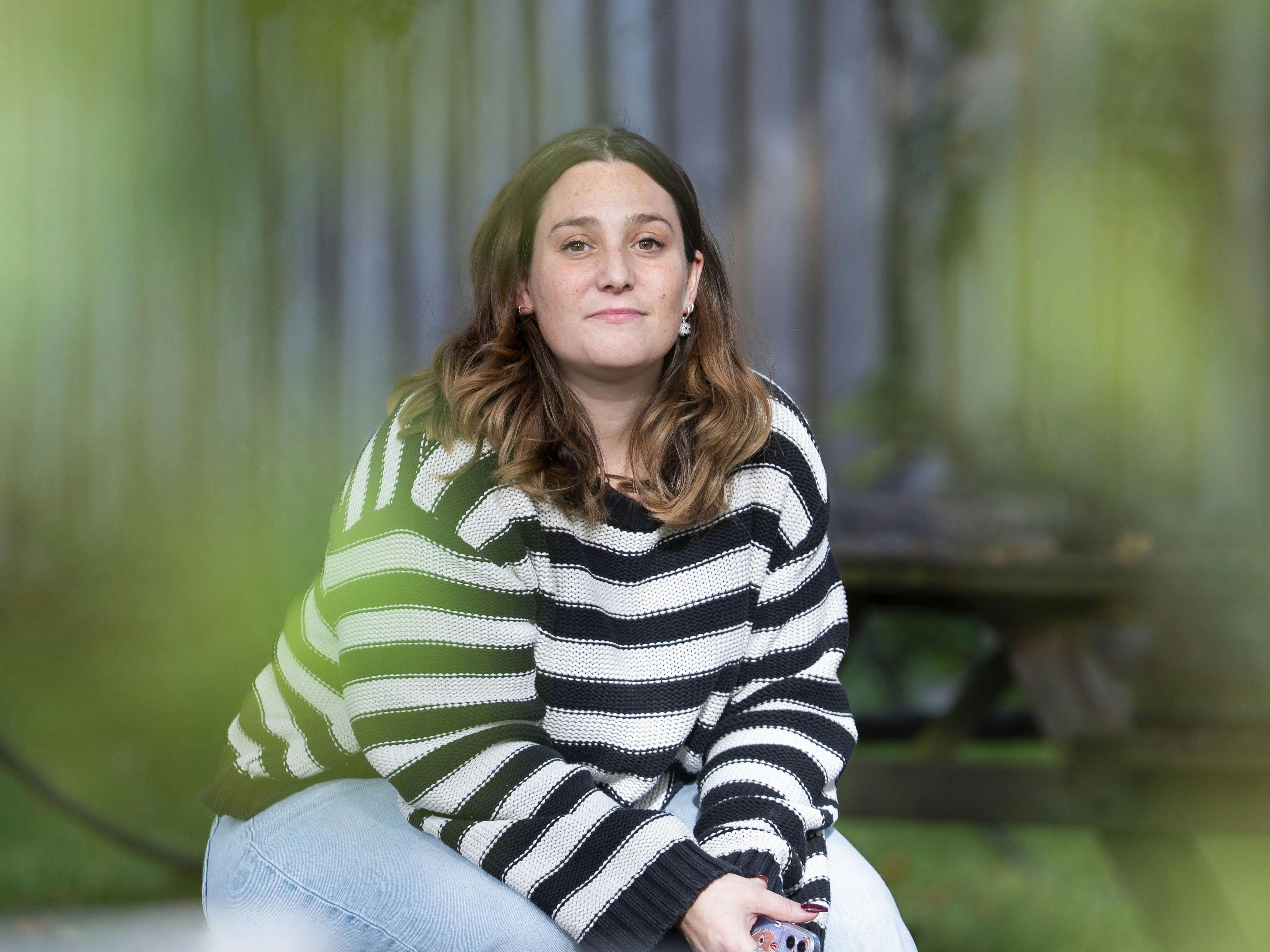 Annmari Aalbæk Jensen blev født med abstinenser, fordi hendes mor tog stoffer under graviditeten