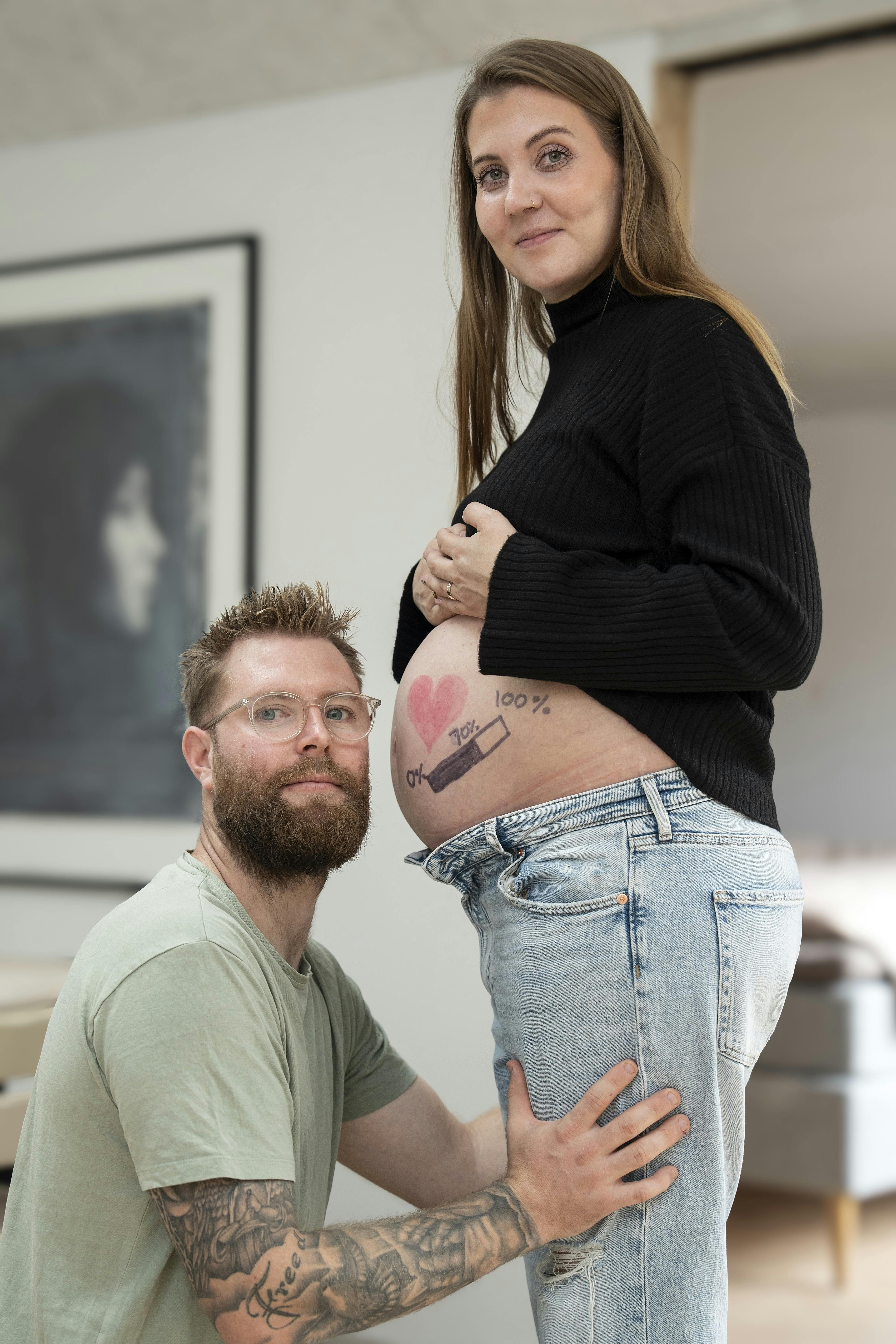 Christine Ulletved og Danni medvirker i DRs programserie ’Dig, mig og jalousi’.