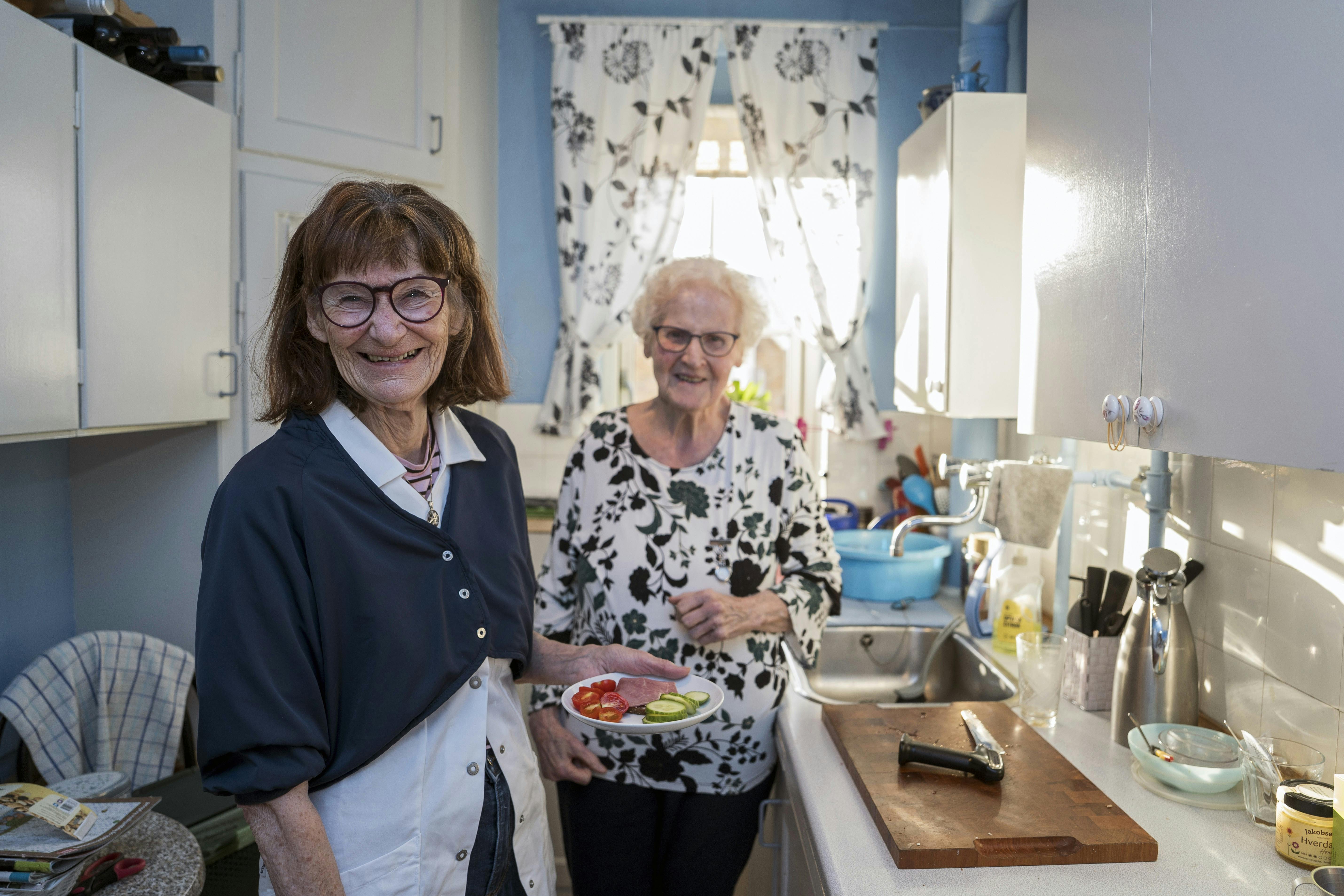 Dora Christensen Tøttrup og Marianne.