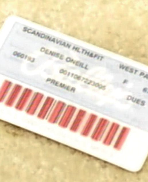 Mordet på Denise O'Neill - Offeret Denise O'Neills fitness-medlemskort blev det afgørende bevis