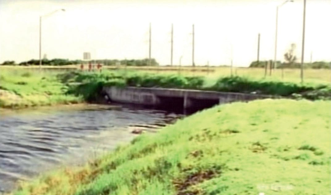 Mordet på Denise O'Neill - Offeret Denise O'Neills lig blev forsøgt skjult i denne kanal