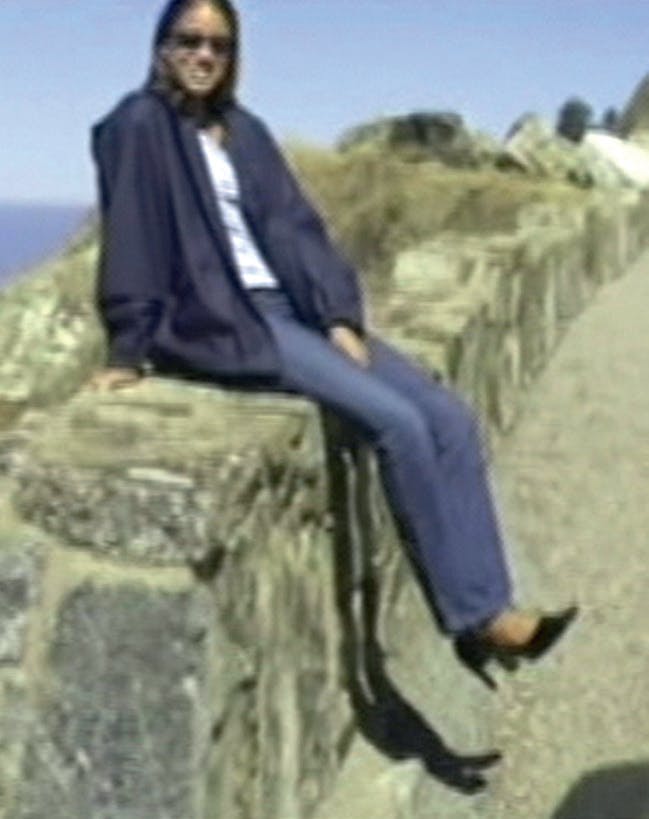 Mordet på Donna Hartman - Offeret Donna Hartman fotograferet ved gerningsstedet