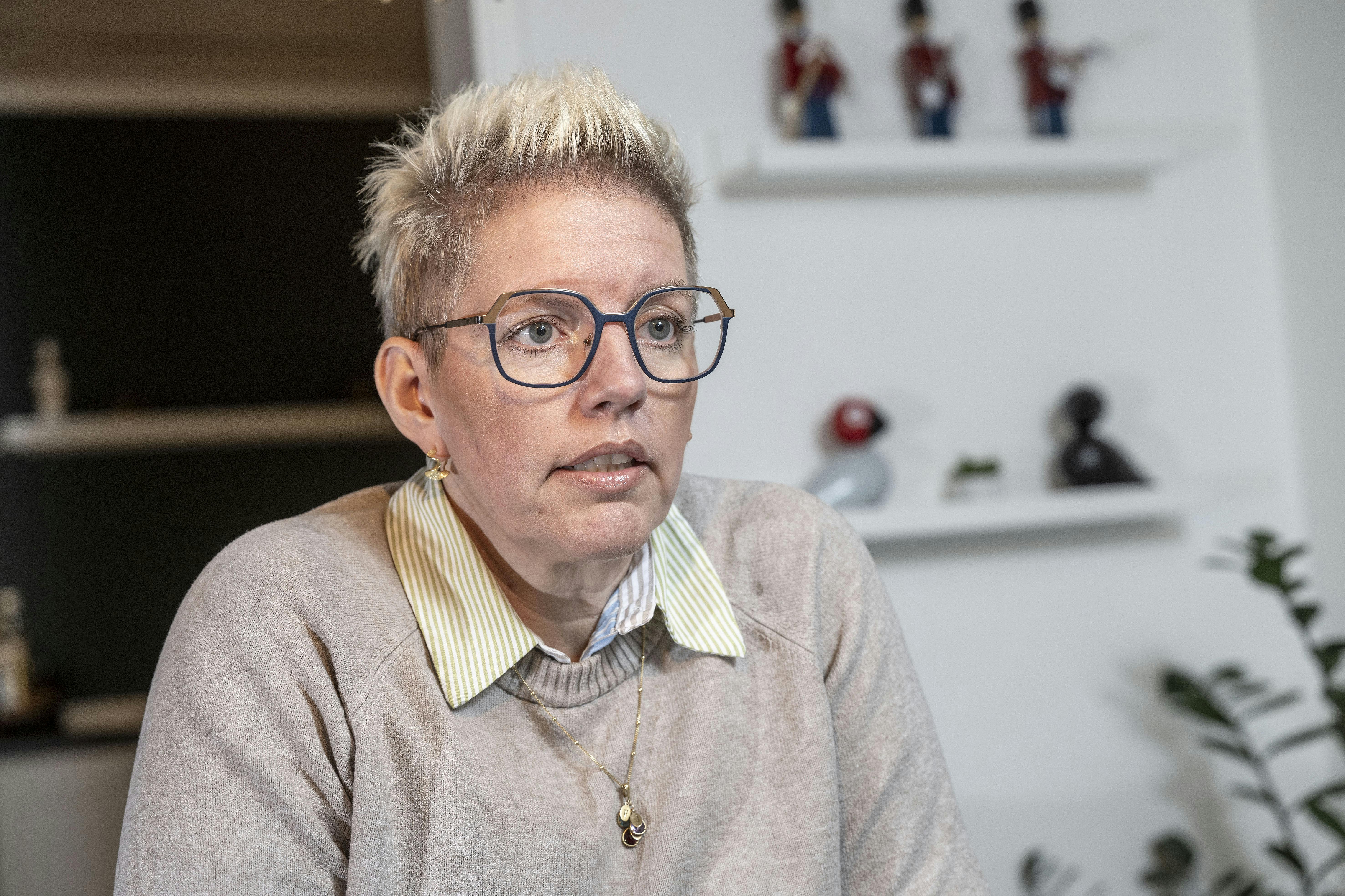 Joan Kramer Pedersen fra Den Store Bagedyst, som har kæmpet med dødsangst