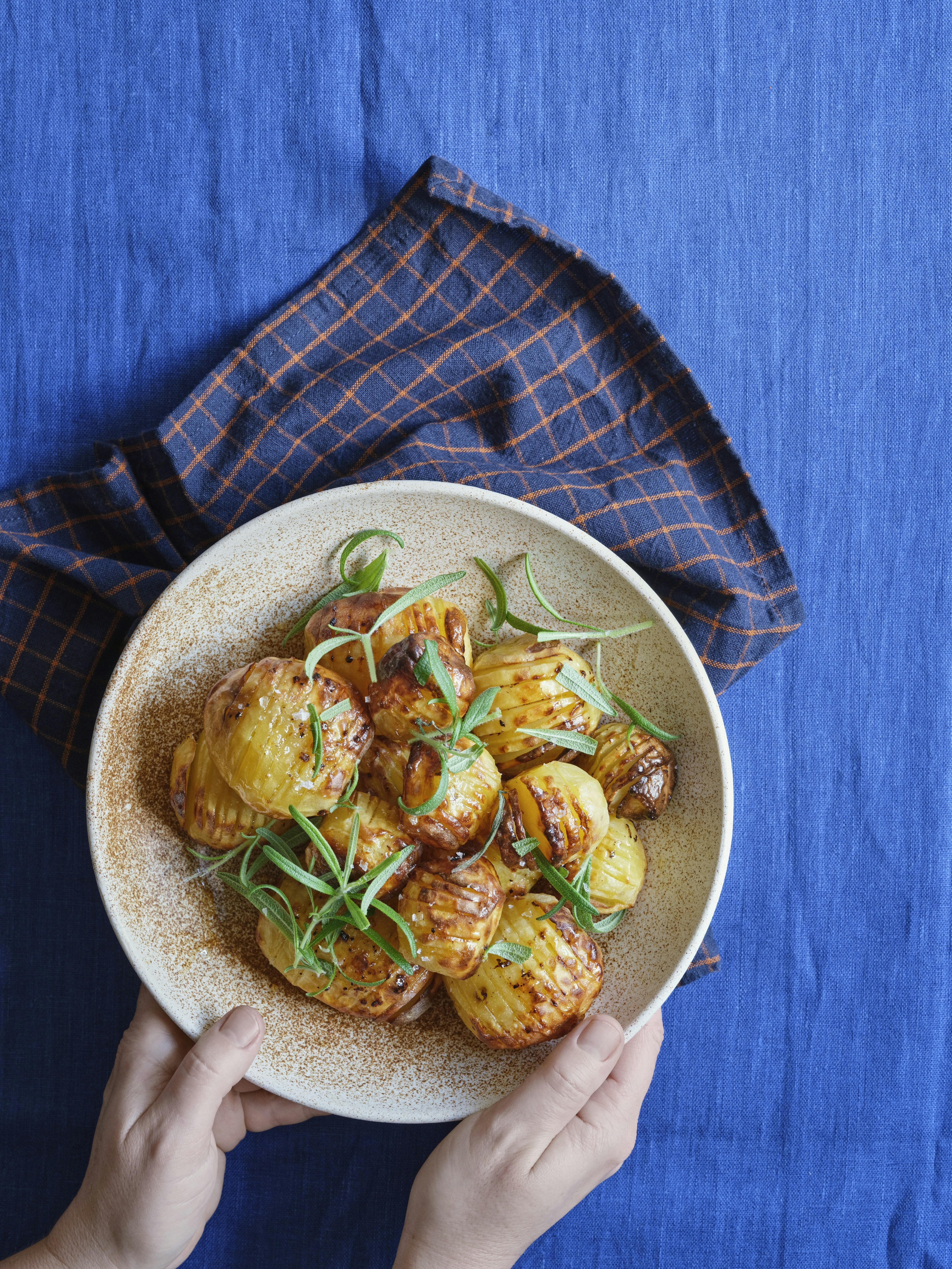 Hasselbackkartofler med rosmarin