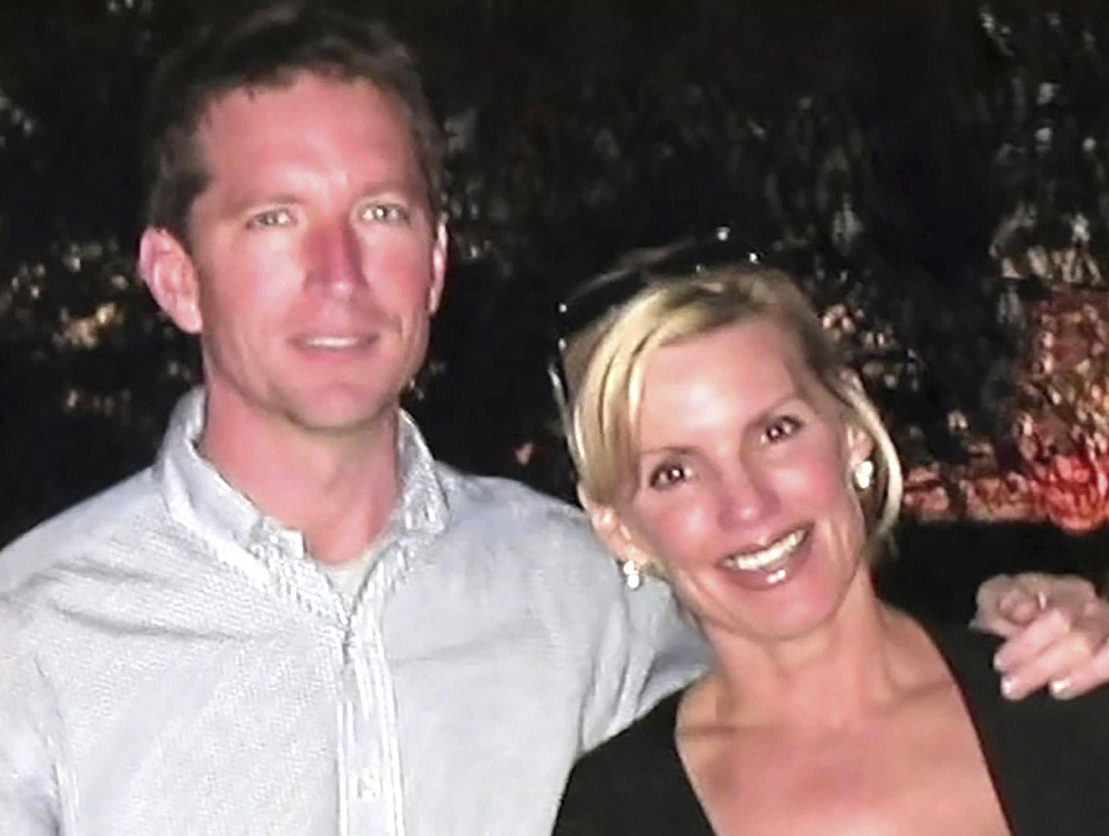 Doug Benefield sammen med sin første kone, Renee.