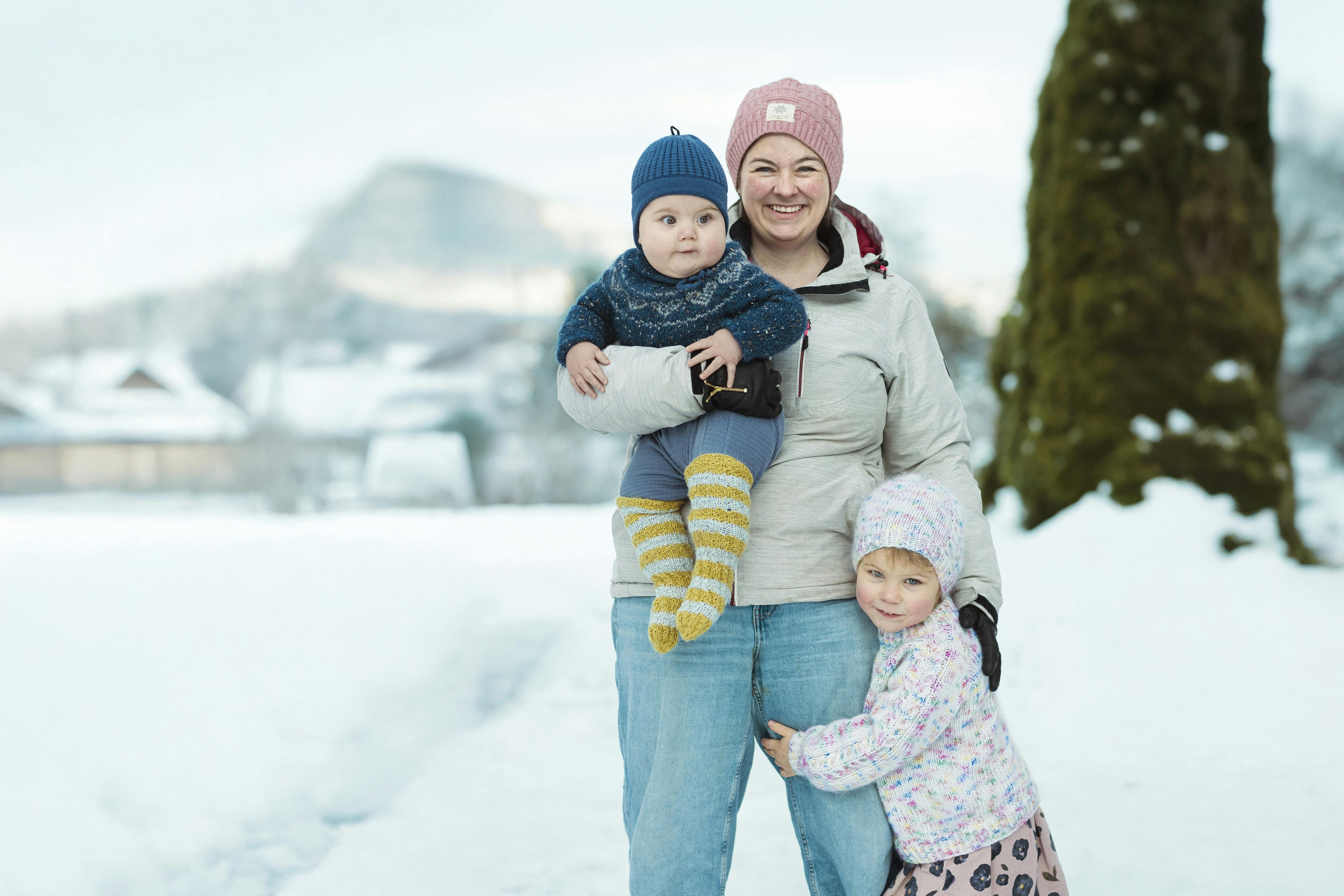 ENSLIG TOBARNSMOR: - Jeg synes det var en litt for stor ting til å gå glipp av bare fordi det ikke ble sånn, sier Beate til KK. Foto: Astrid Waller