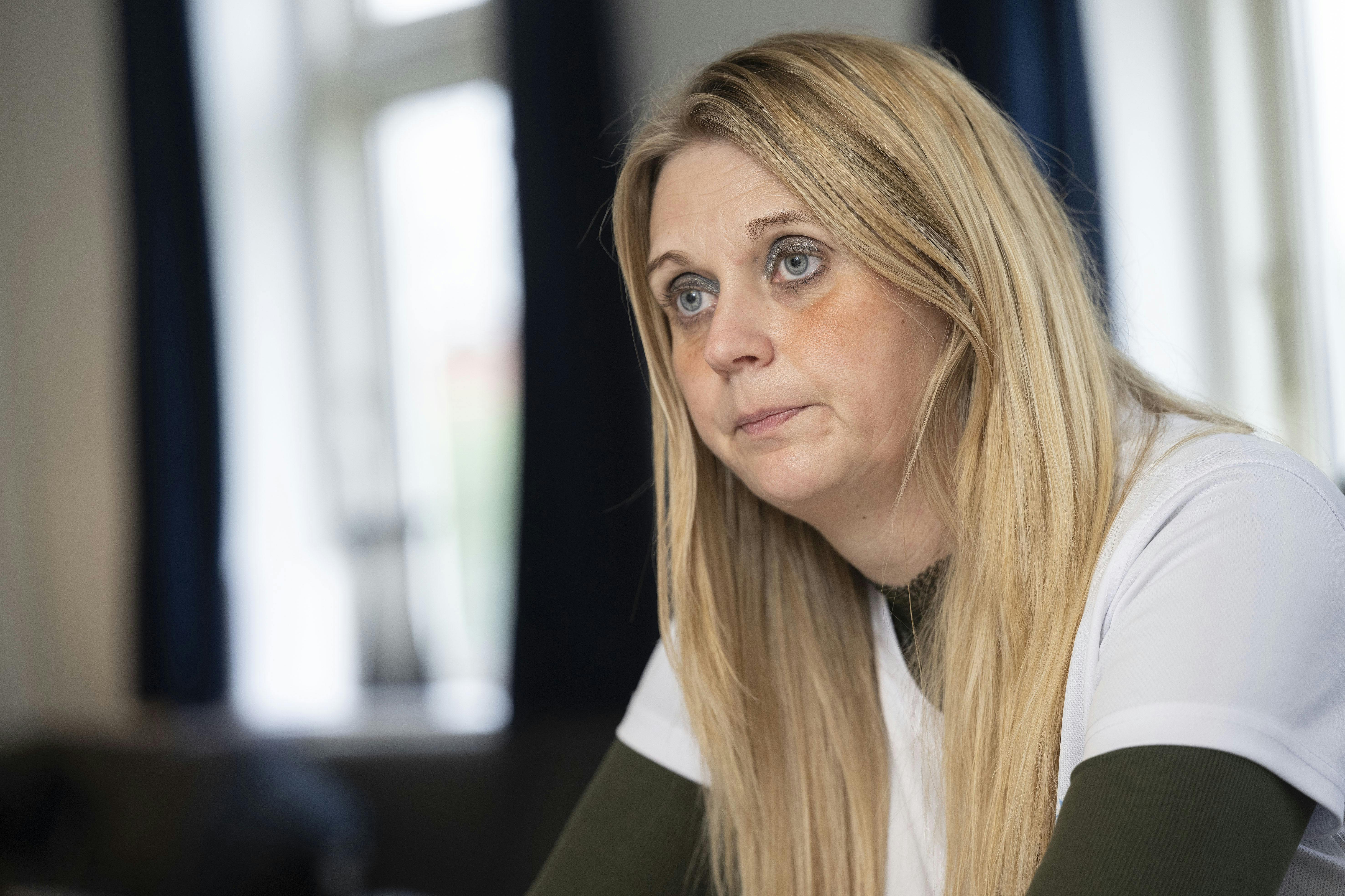 Tine Villum blev påkørt af en bil, der overså sin vigepligt