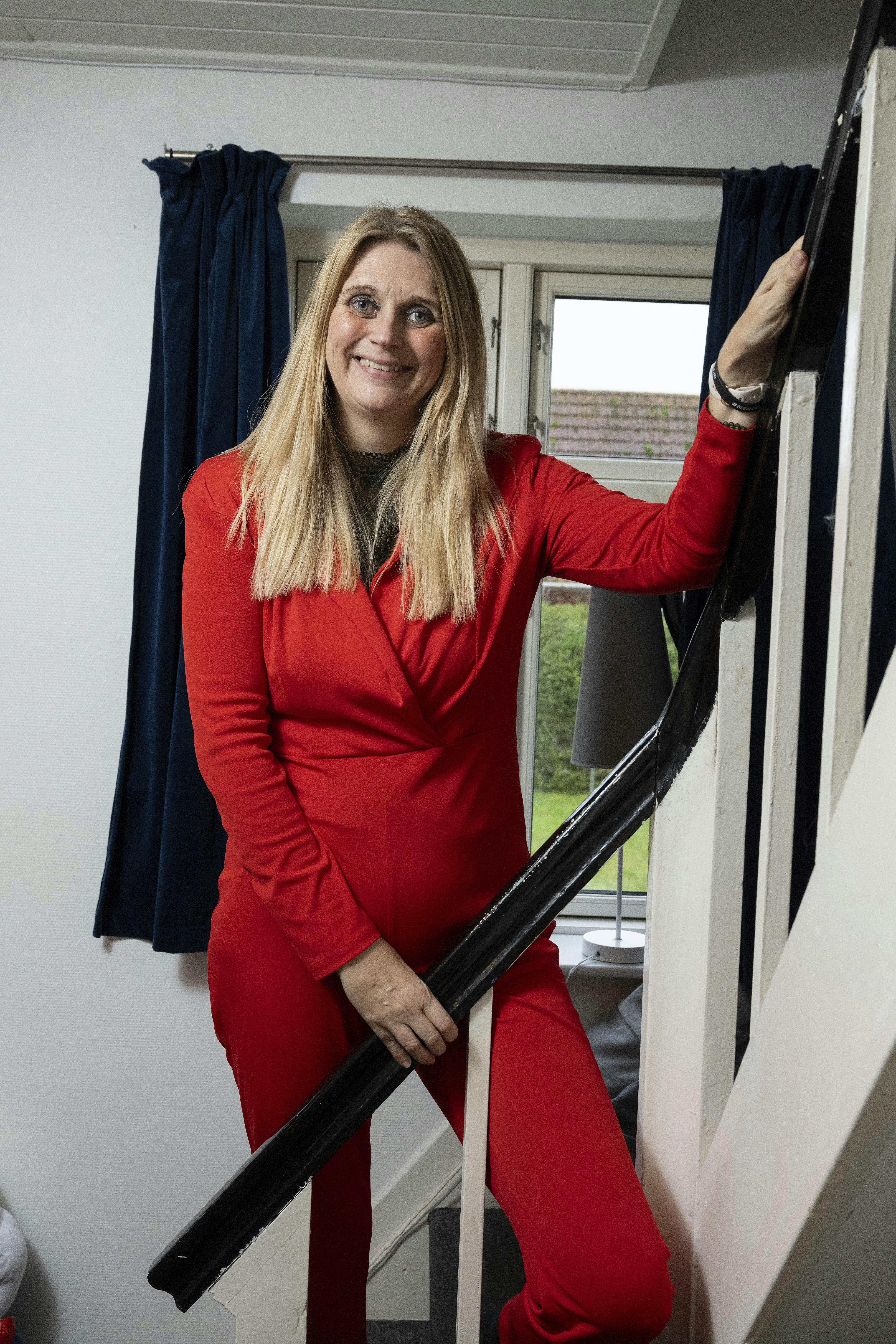 Tine Villum blev påkørt af en bil, der overså sin vigepligt