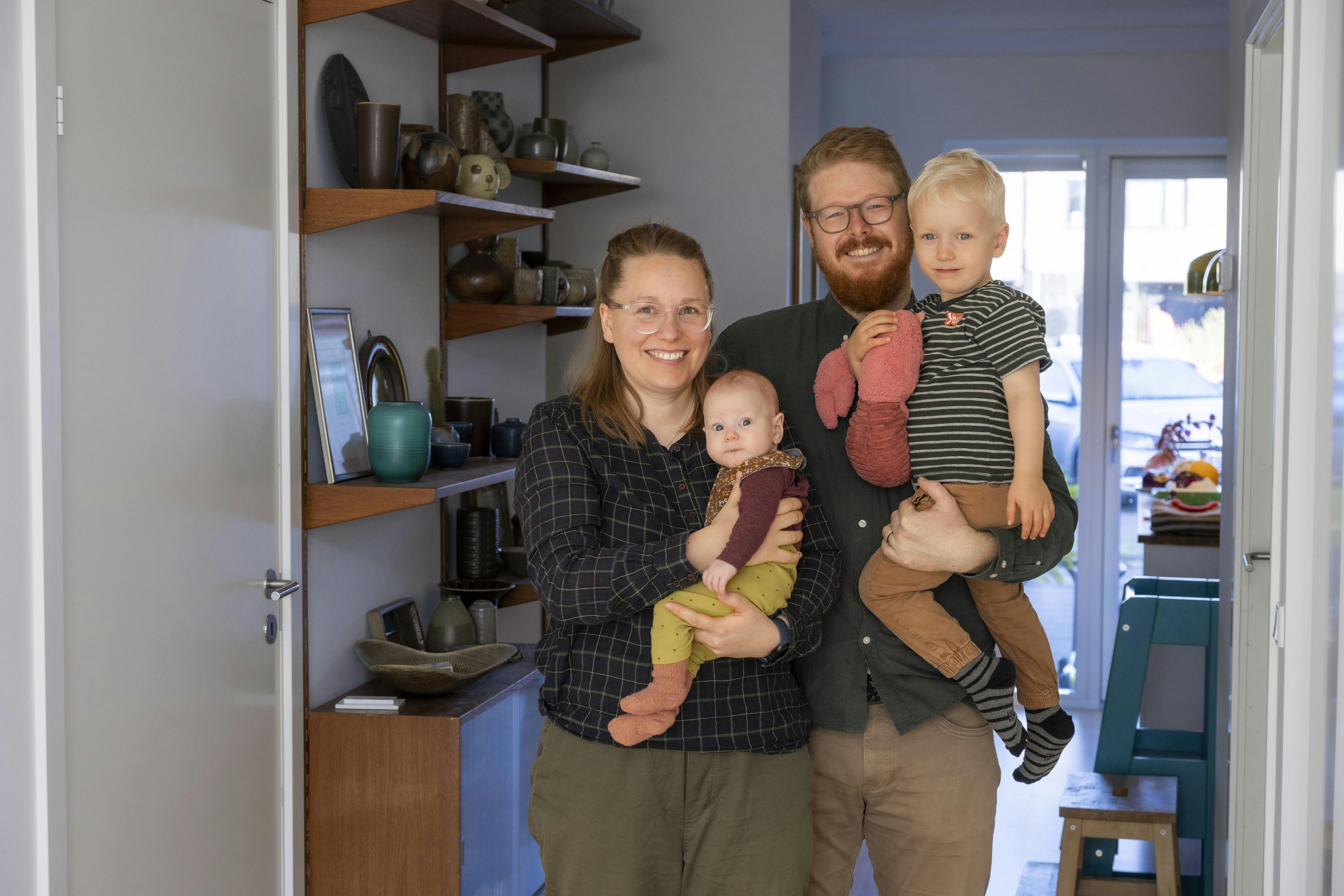 Christine Schaff deltager i et forsøg med sunde babyer