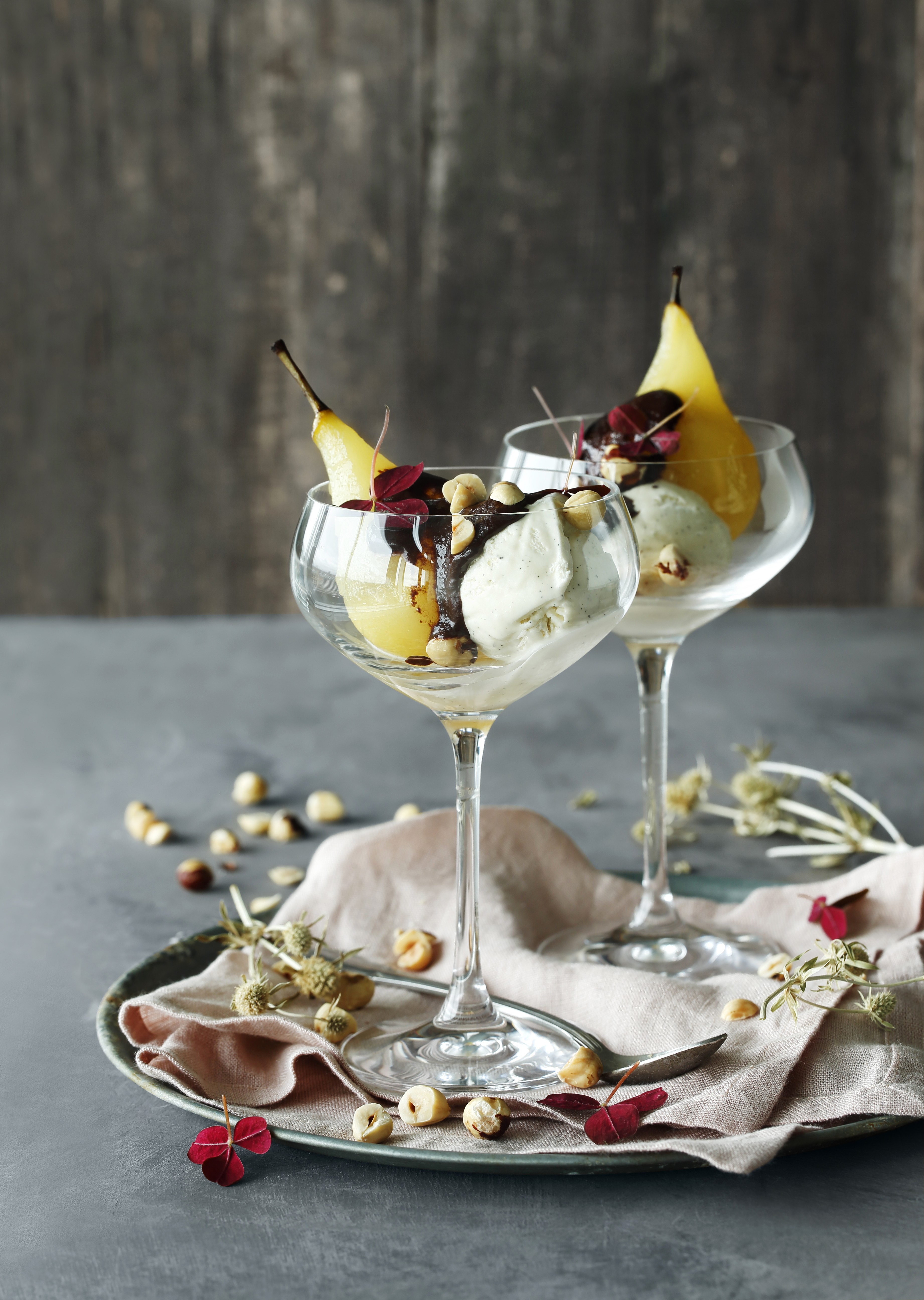 Opskrift på Pære Belle Helene