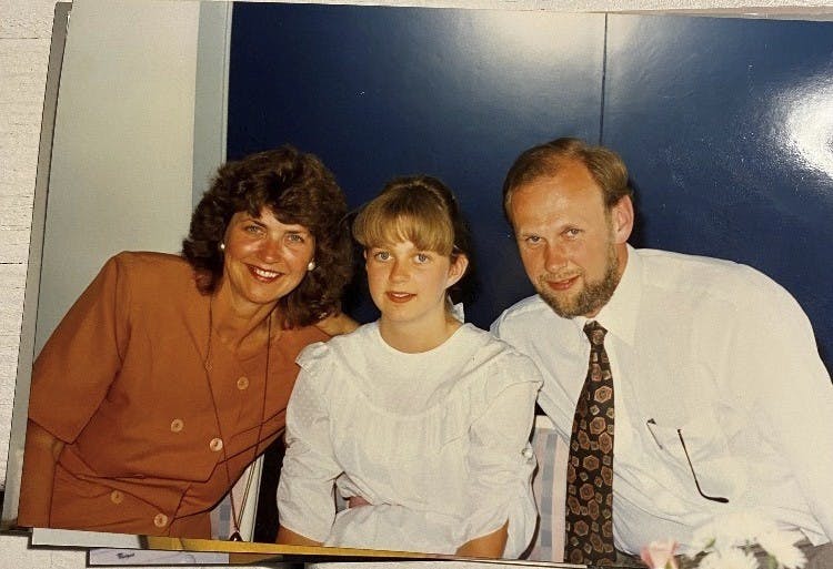 Tine Villum blev påkørt af en bil, der overså sin vigepligt