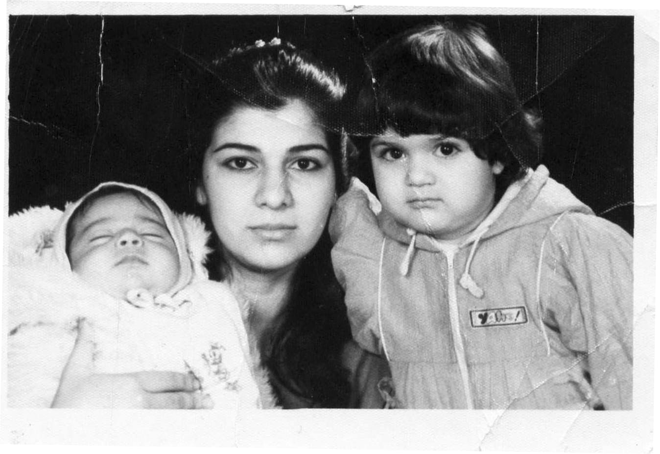 Razan Haugaard som ung