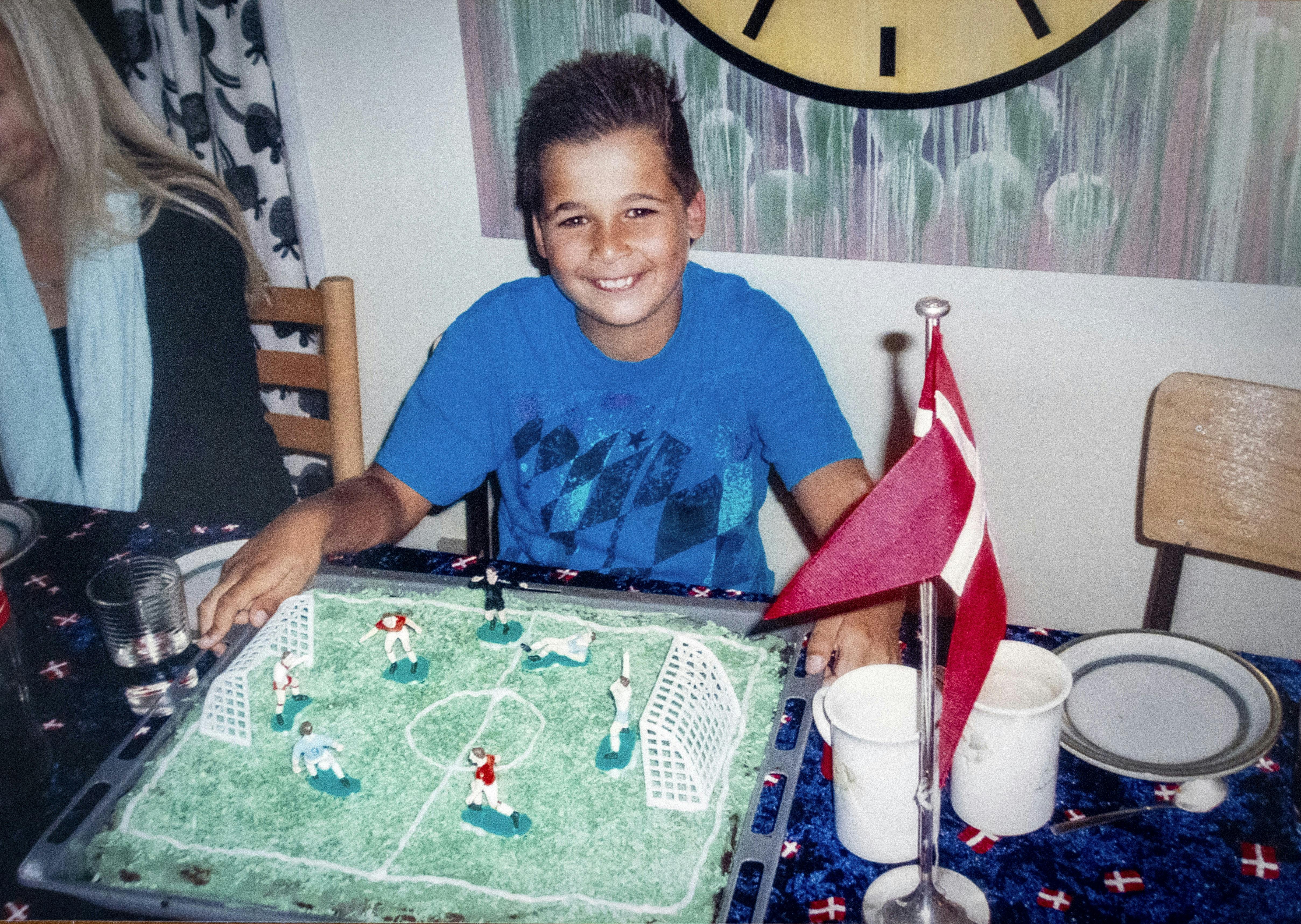 Zacharia Grønkvist som barn. Han blev reddet af sin plejefamilie.