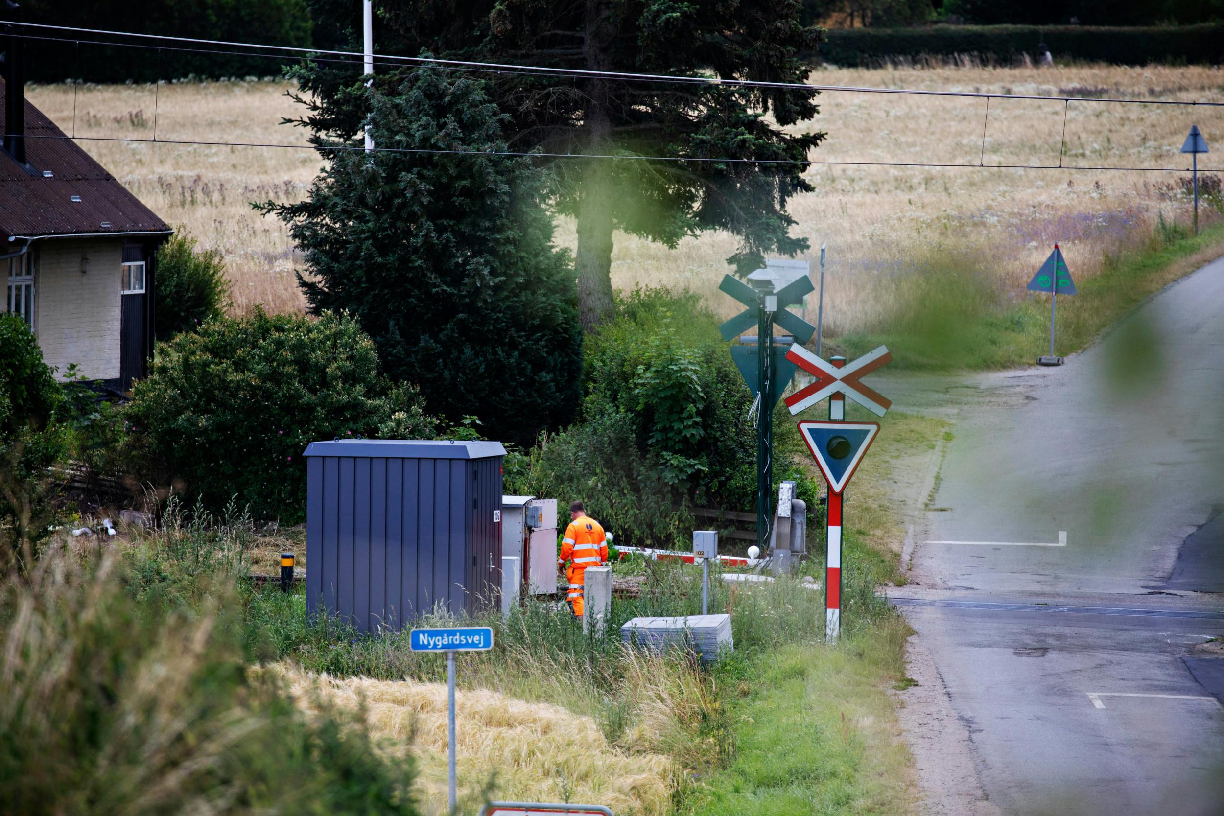 Den norske avis Dagbladets fotograf var på stedet kort efter ulykken i Trustrup på Djursland. Han tog blandt andet dette billede. 