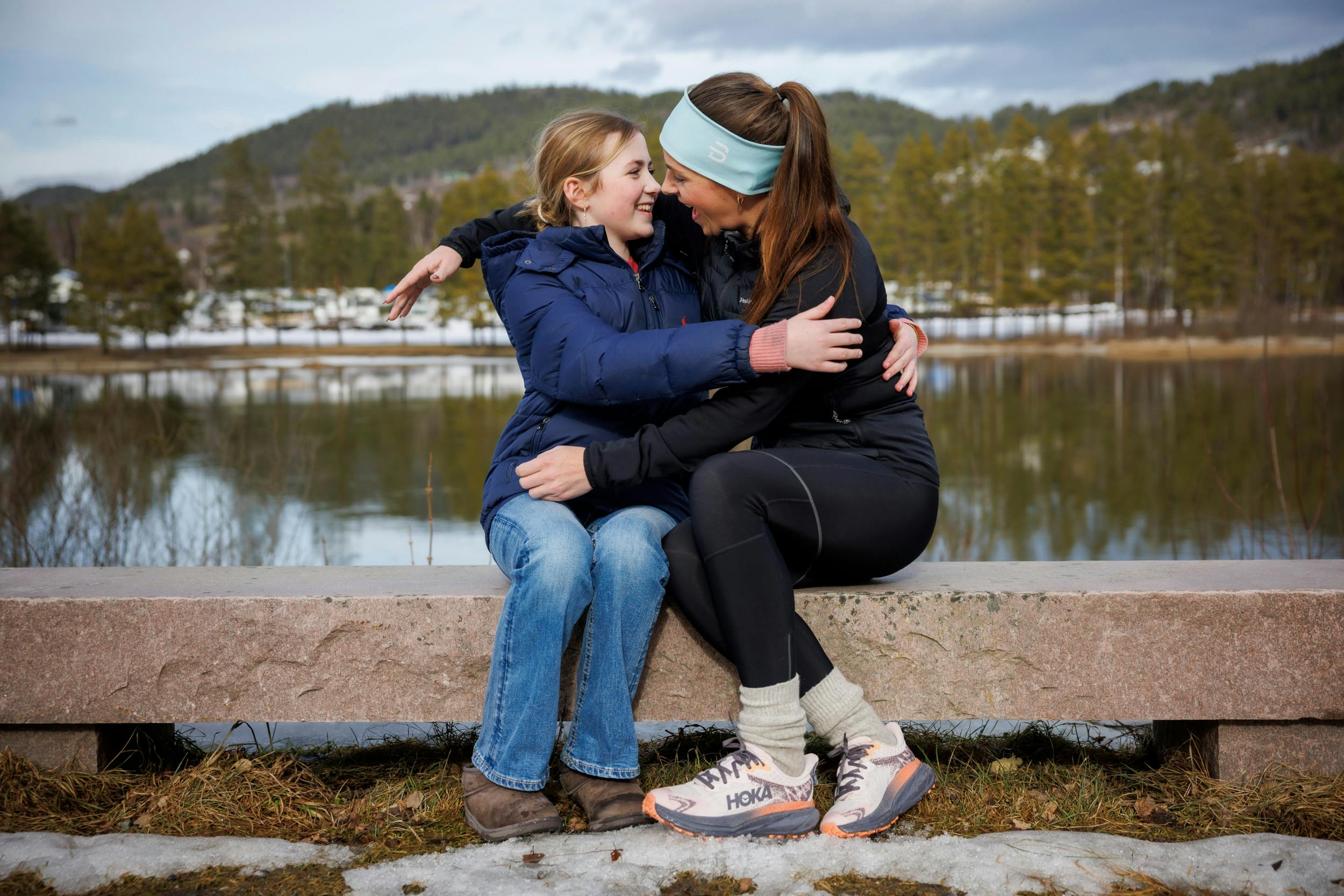 Datteren Julie har været Marthes største drivkraft gennem sorgen. 