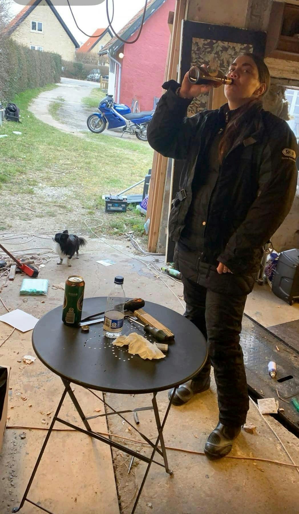 Karina havde ingen stopklods, når hun drak alkohol. 