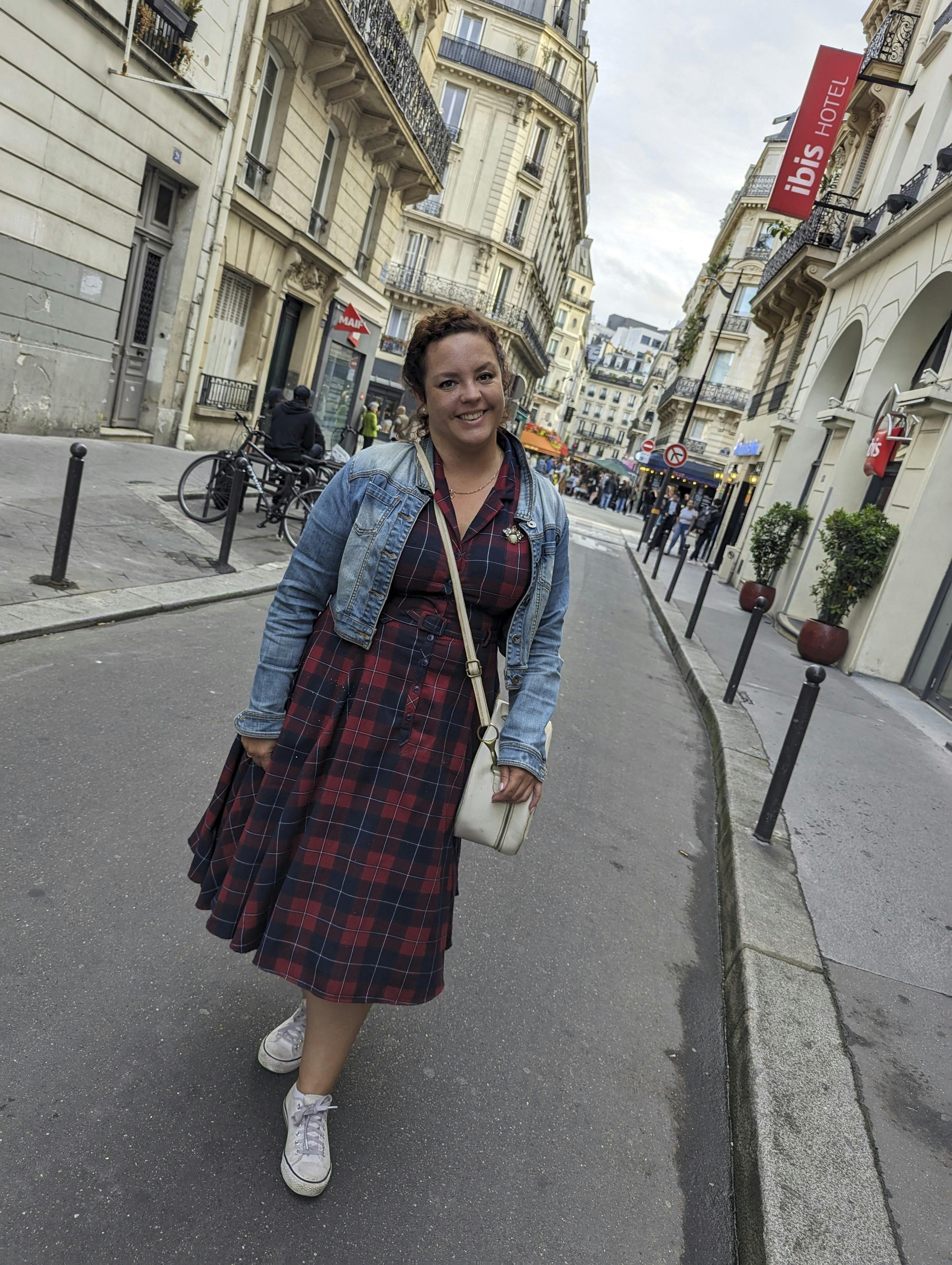 Et privat billede af Tanja Madsen fra en udlandsrejse og før hendes store vægttab.