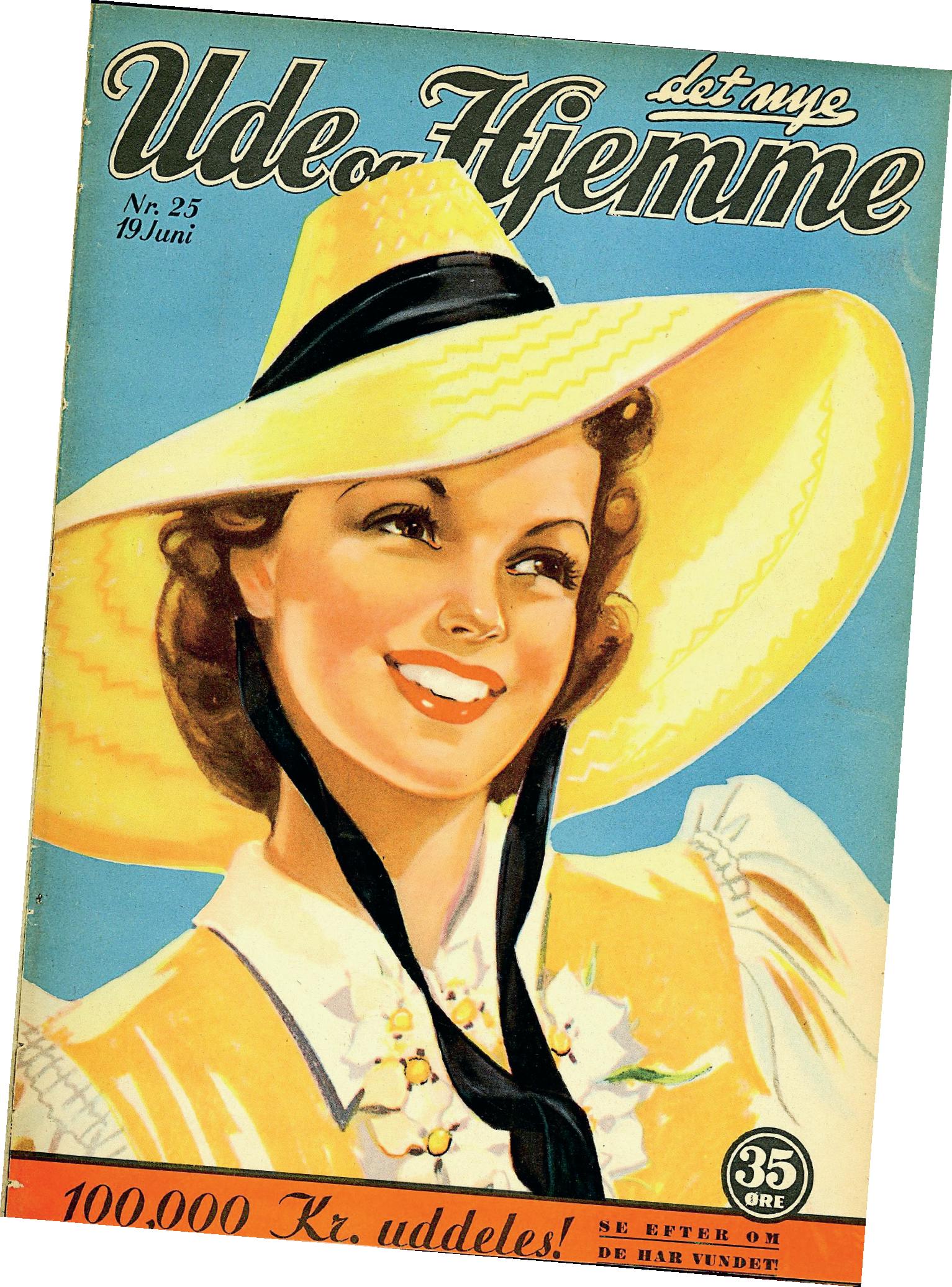 100 år: Ude og Hjemme-forside fra 1938