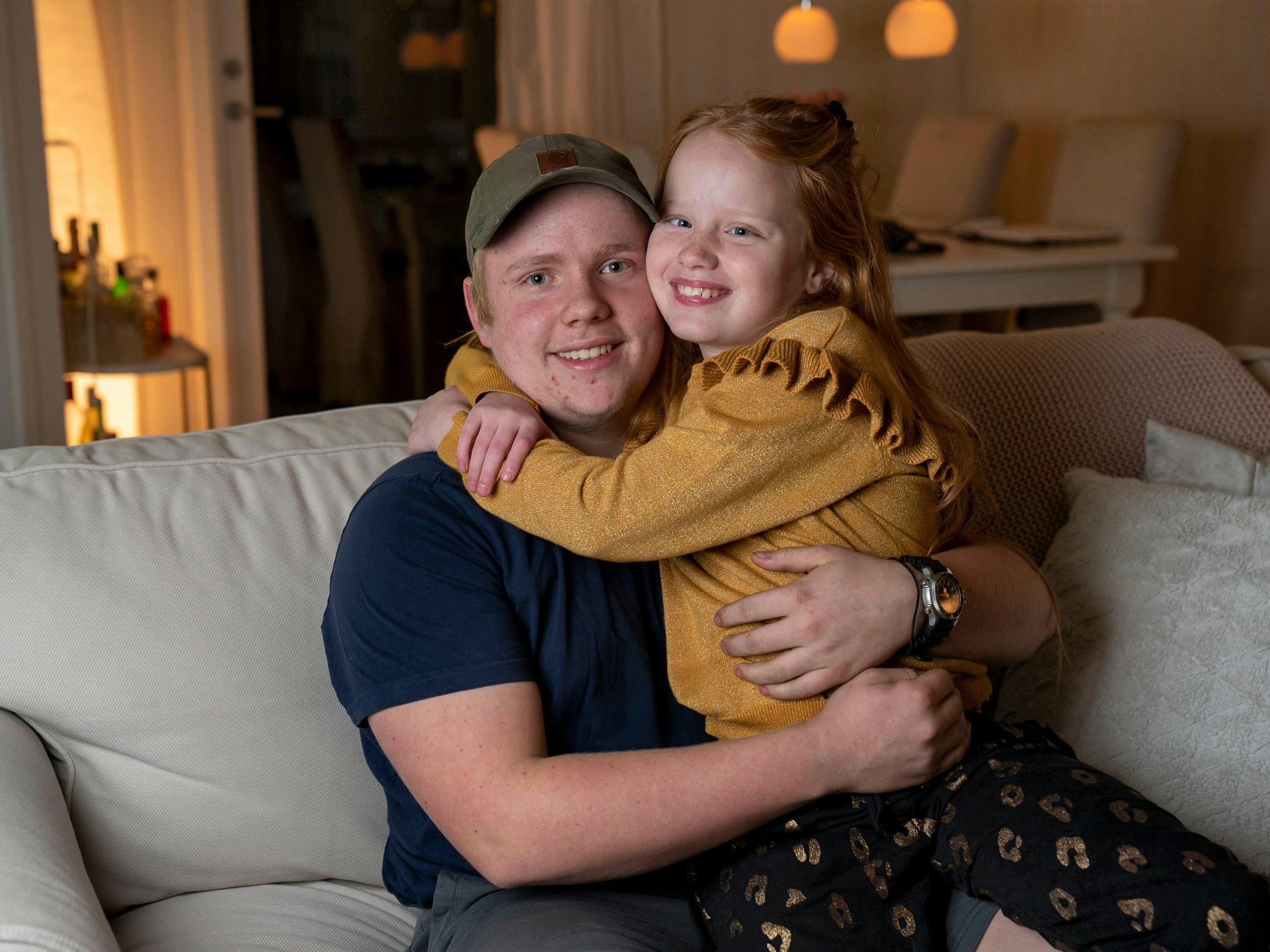 15-årige Benjamin Bjerregaard Mathiesen knuselsker sin 10-årige lillesøster, Victoria Bjerregaard Mathiesen. Følelsen er gengældt.