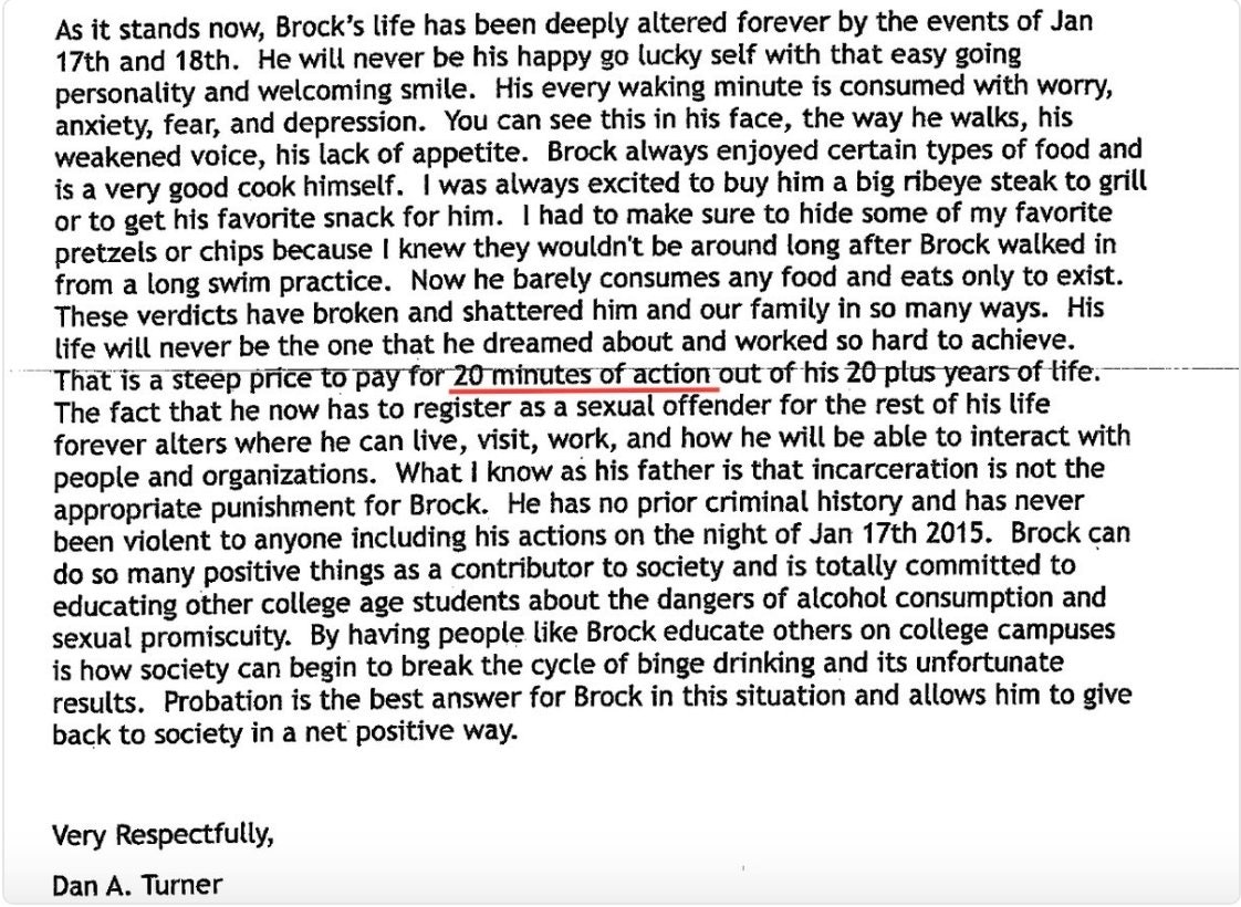 Brock Turner er dømt for voldtægt