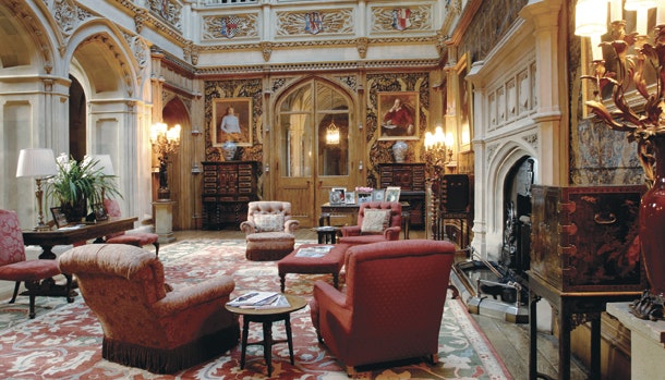 Kom indenfor på Downton Abbey og se de smukke rum