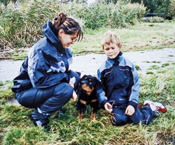 Marianne Ilsø med sønnen Peter.