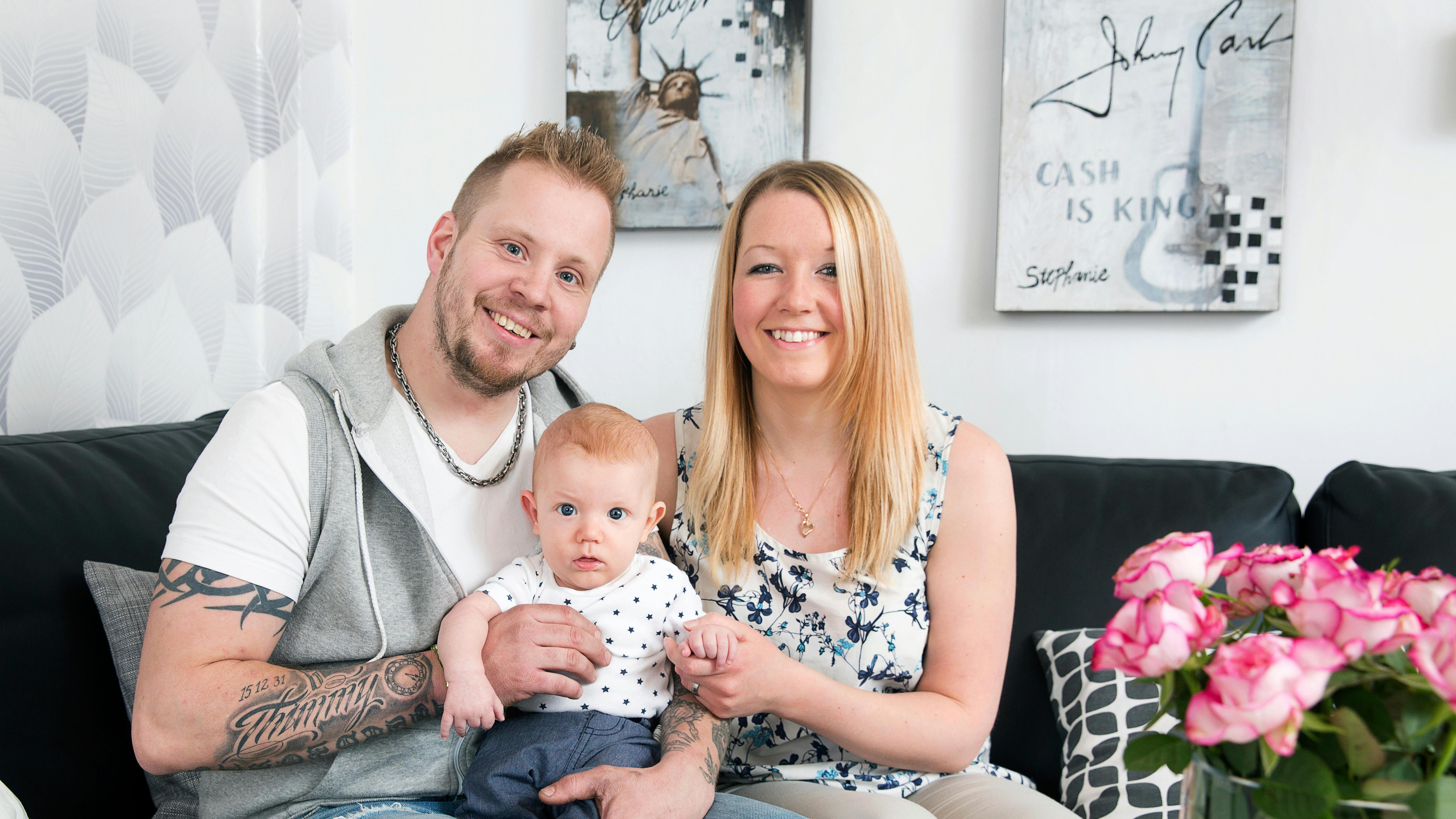 Kærligheden lyser ud af Daniel og Erika
