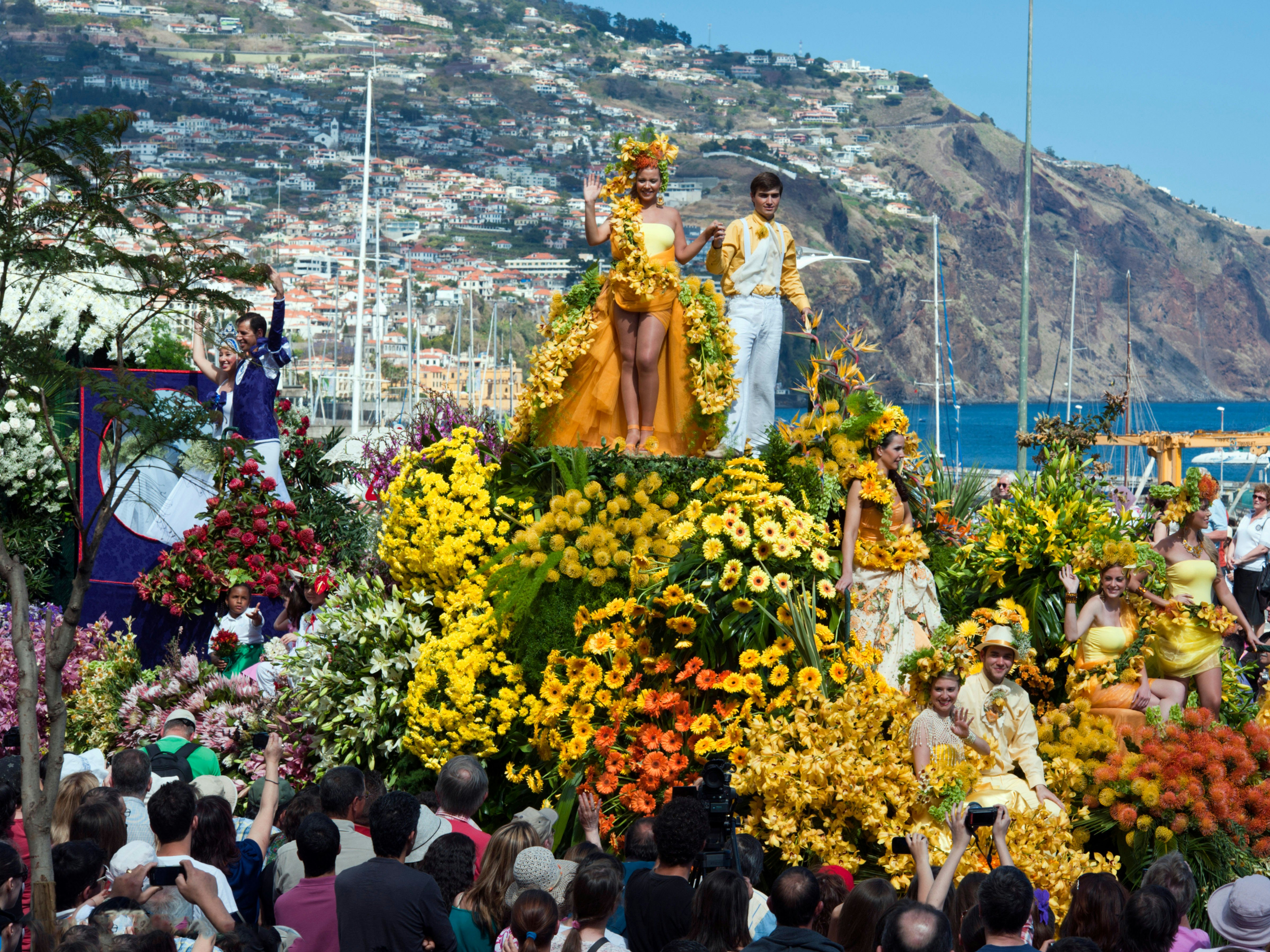 Blomsterfestival på Madeira. 