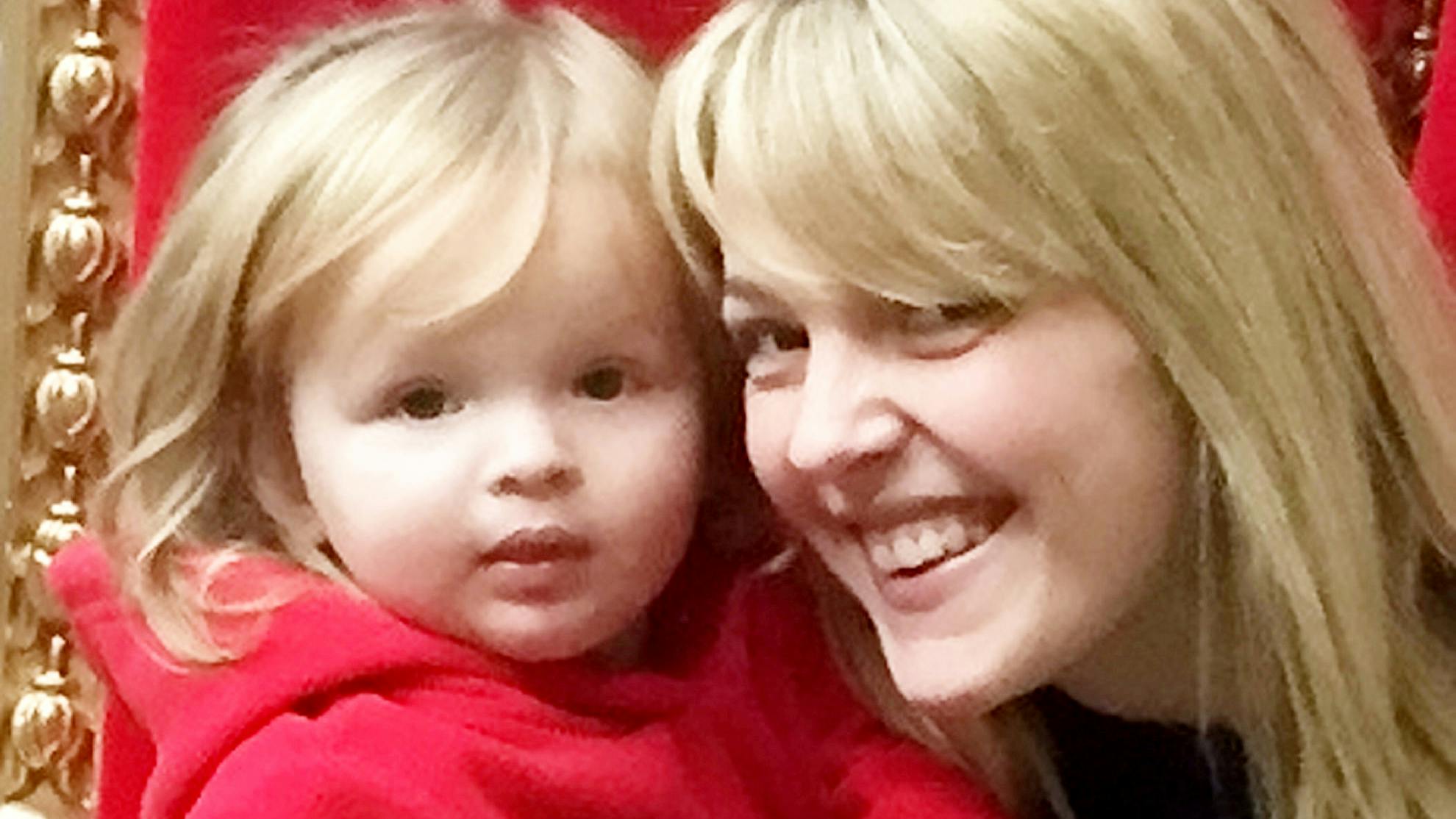 Charlotte Martine og datteren Lily-Mae