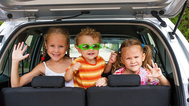 Børn i bil