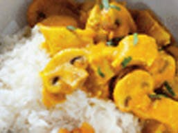 Kylling i karry i fedtfattig version