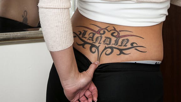 Kristina er en af de unge mødre som har ladet sig tatovere
