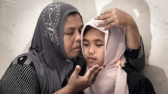 Indonesiske Jamaliah er blevet genforenet med sin datter Raudhatul Jannah.
