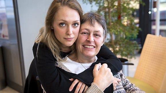 Rikke og Jane fotograferet sammen den 8. januar. Dagen efter tog Jane sit liv på en klinik i Schweiz.