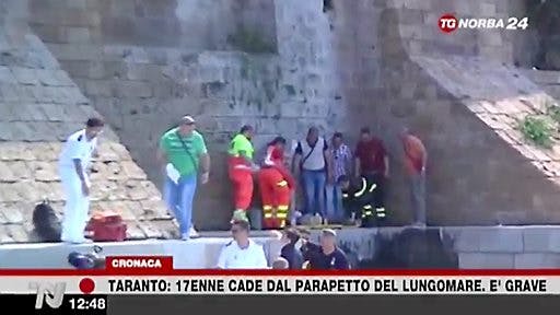 Den Italienske tv-station Norba 24 fulgte redningsarbejdet, da Isabella styrtede ned.