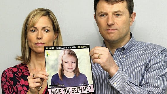 Kate og Gerry McCanns datter forsvandt under en ferie i Portugal for syv år siden